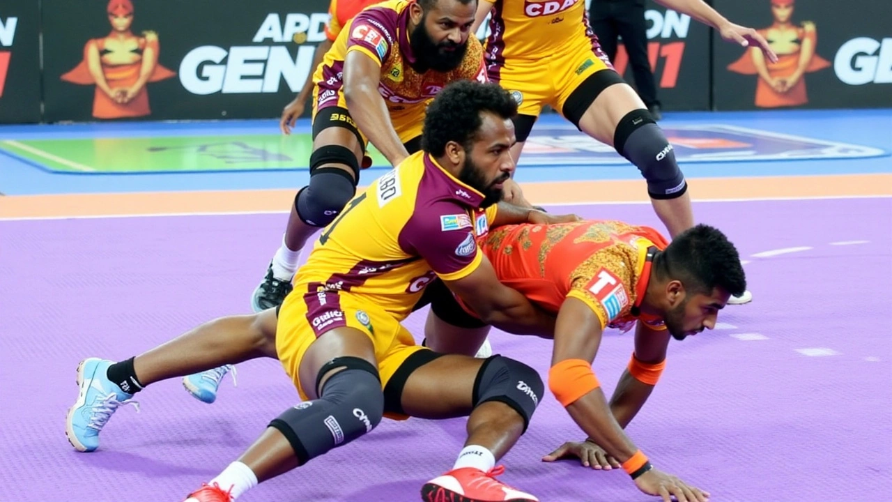 Ajit Pawar Shines as Telugu Titans' Defensive Marvel in PKL Season 11